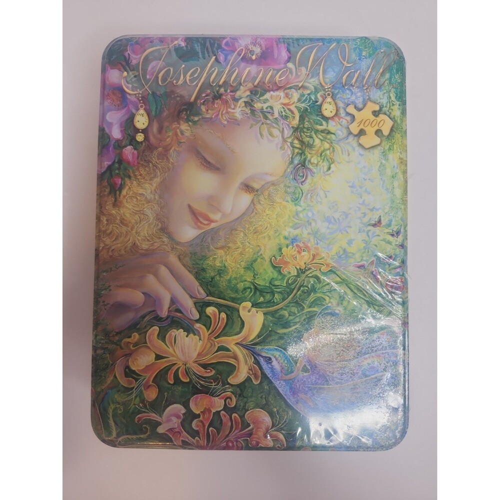 Josephine Wall HONEYSUCKLE Jigsaw Puzzle 1000 Pc in Collector Tin NEW Sealed